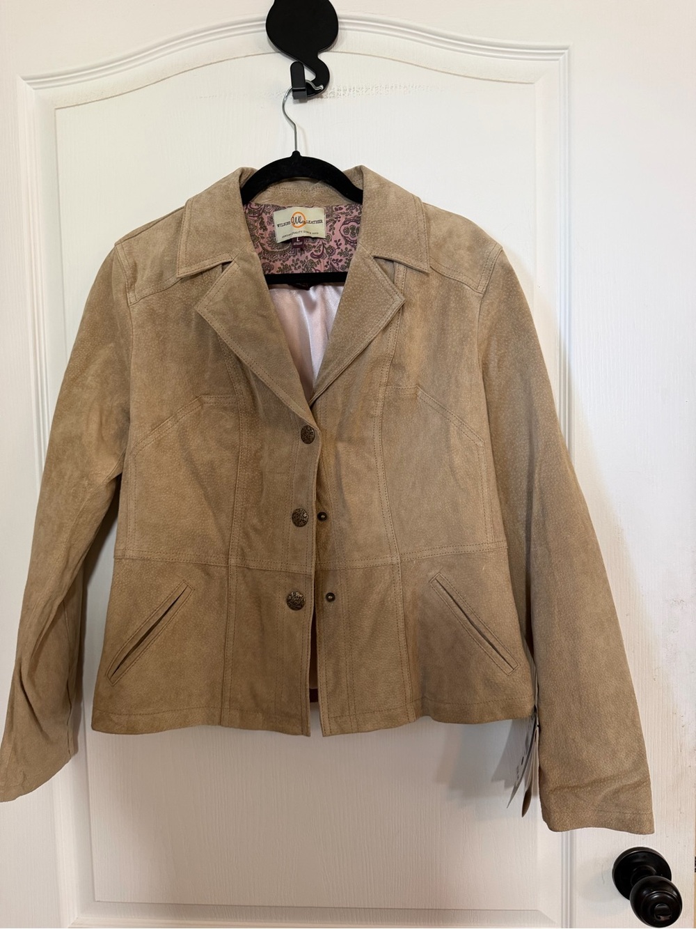 NWT Vintage Wilson’s Leather Suede Jacket - Sz L
